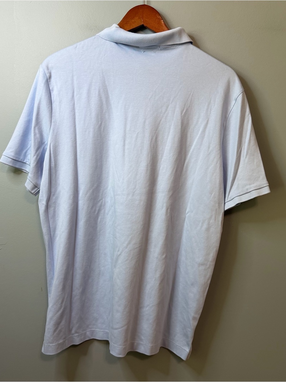 Polo Ralph Lauren Men's Light Blue Classic Fit Cotton Polo Shirt Size Large - Picture 8 of 12